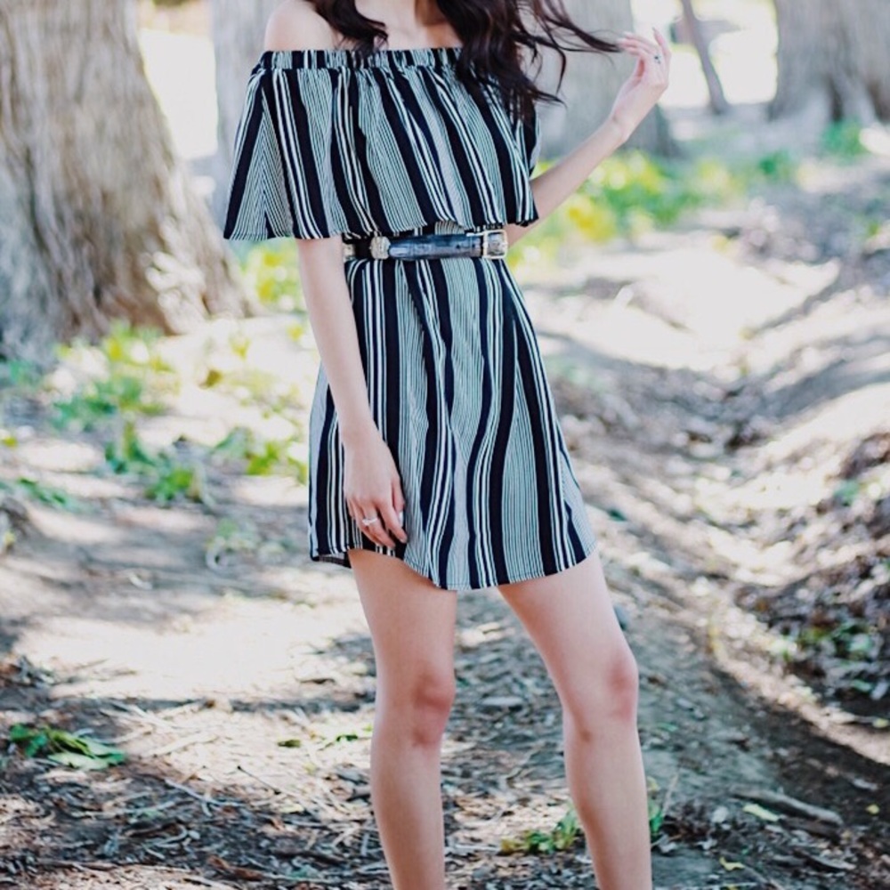 Off the shoulder dress